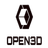 Open3D logo